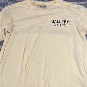Gallery Dept Cream Short Sleeve Tee